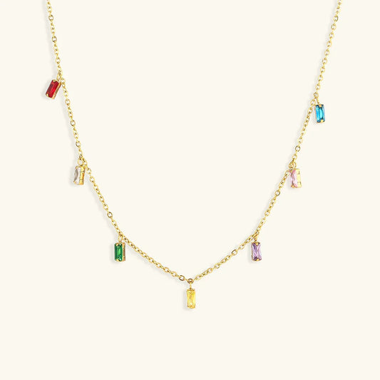 [Raffine]Josephine Gemstone Necklace