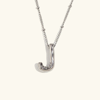 [Raffine]Balloon Gold Initial Necklace