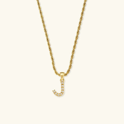 [Raffine]Elodie Initial Letter Pearl Necklace
