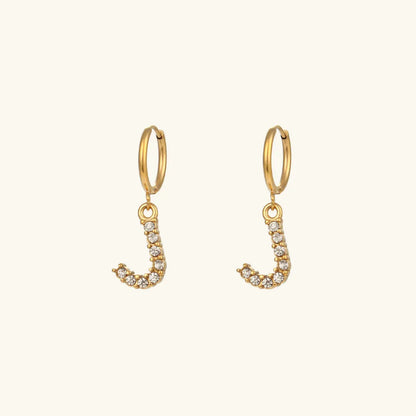 [Raffine]Wilhemina Initial Letter Earrings