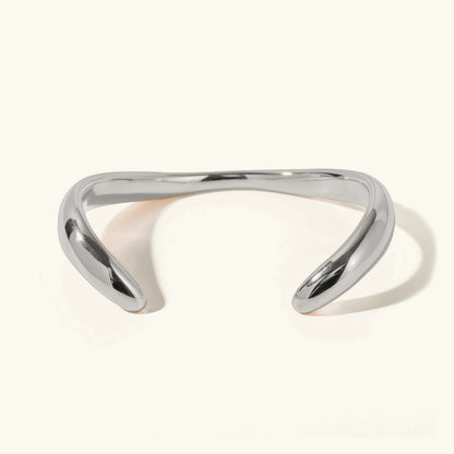 [Raffine]Audrina Contemporary Gold Bangle