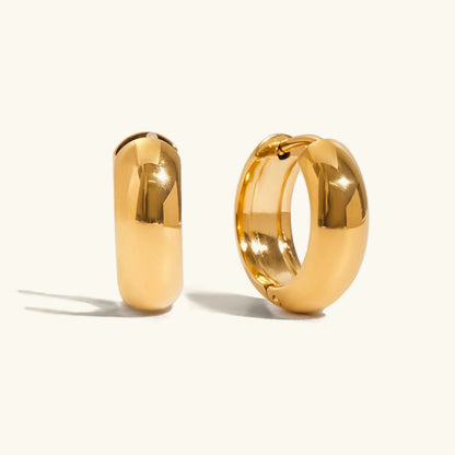 [Raffine]Clarabelle Staple Gold Hoops Bundle