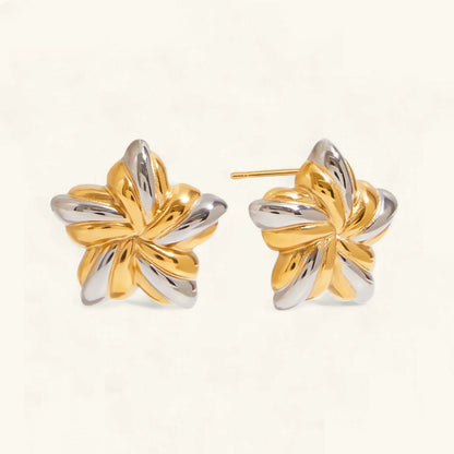 [Raffine]Thymes Gold Star Earrings