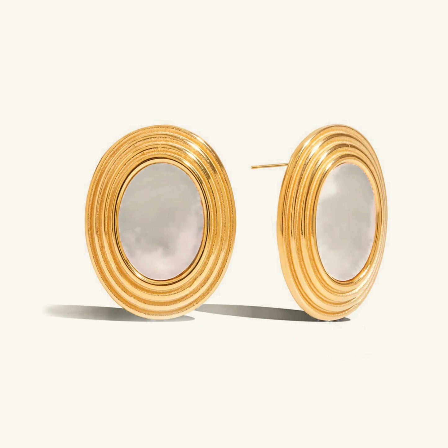 [Raffine]Ruthie Gold Enamel Earrings