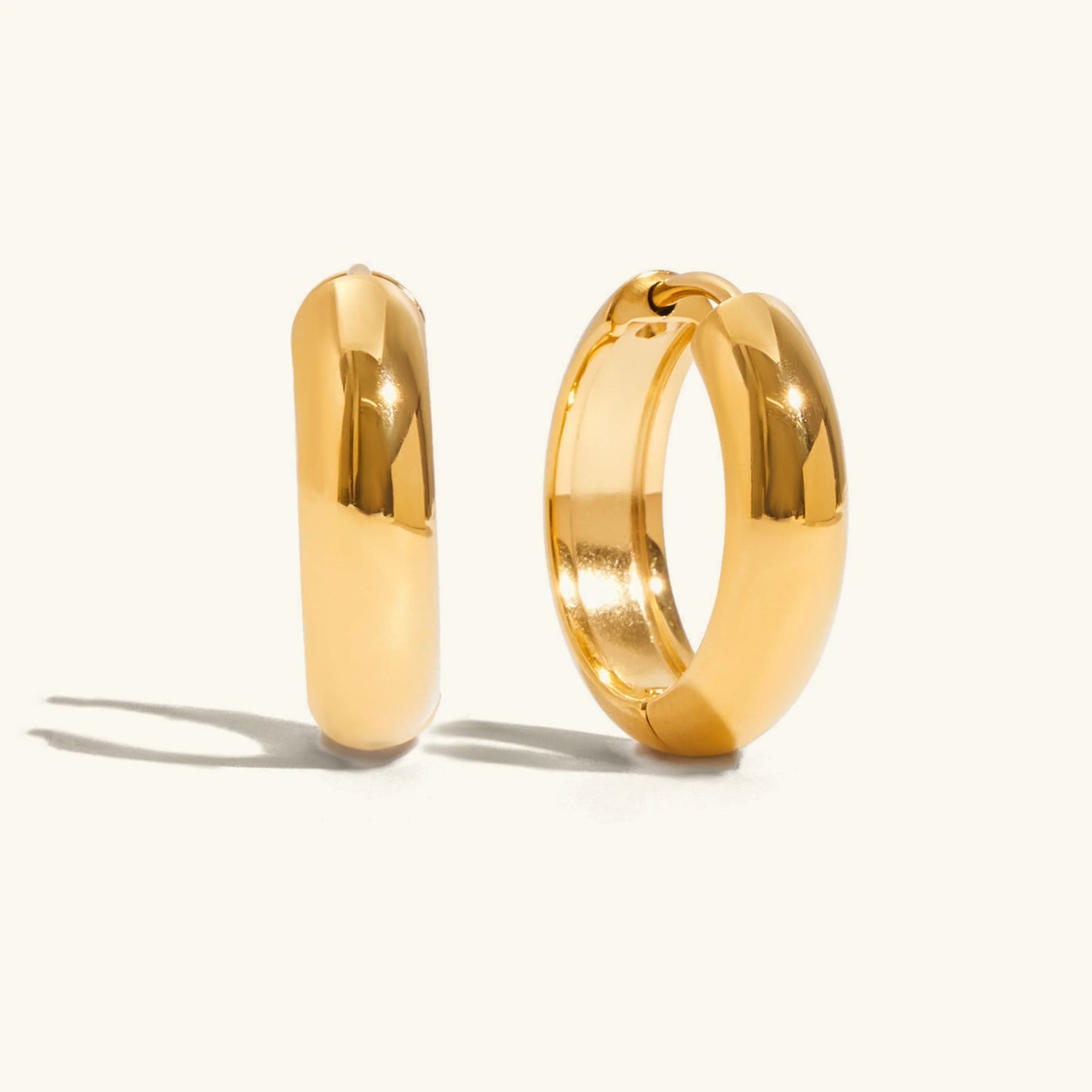 [Raffine]Clarabelle Staple Gold Hoops Bundle