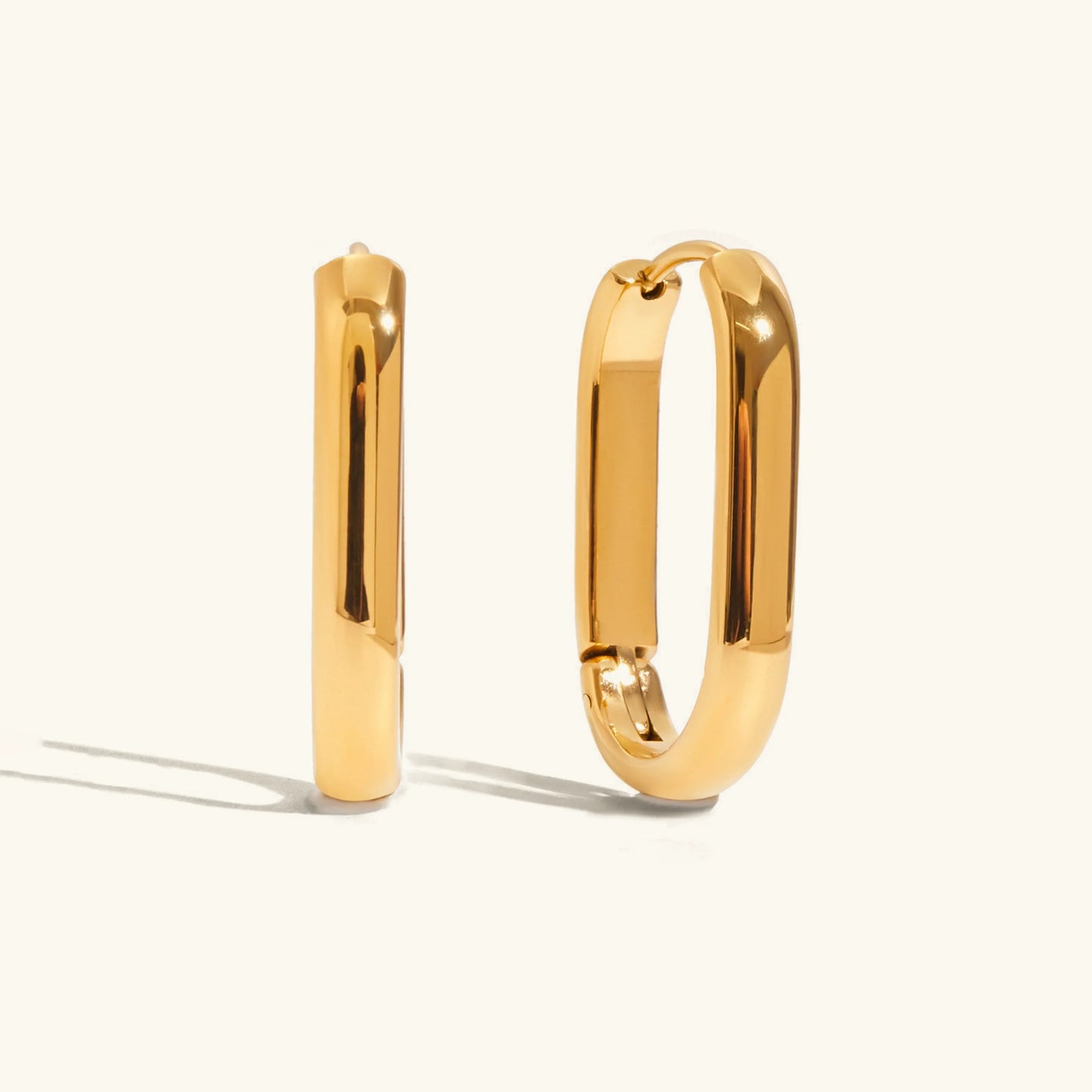 [Raffine]Clarabelle Staple Gold Hoops Bundle