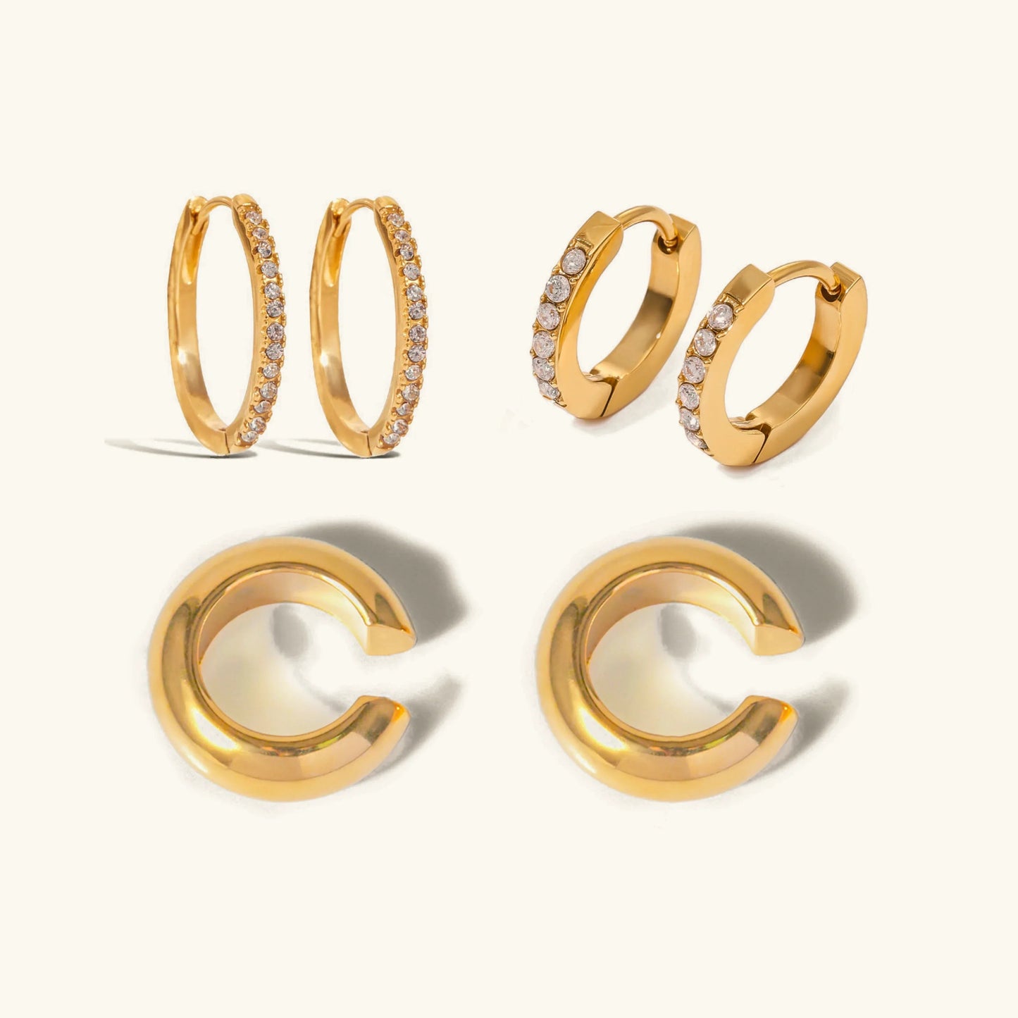 [Raffine]Krisha Contemporary Hoop Bundle