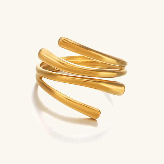 [Raffine]Shay Contemporary Gold Ring