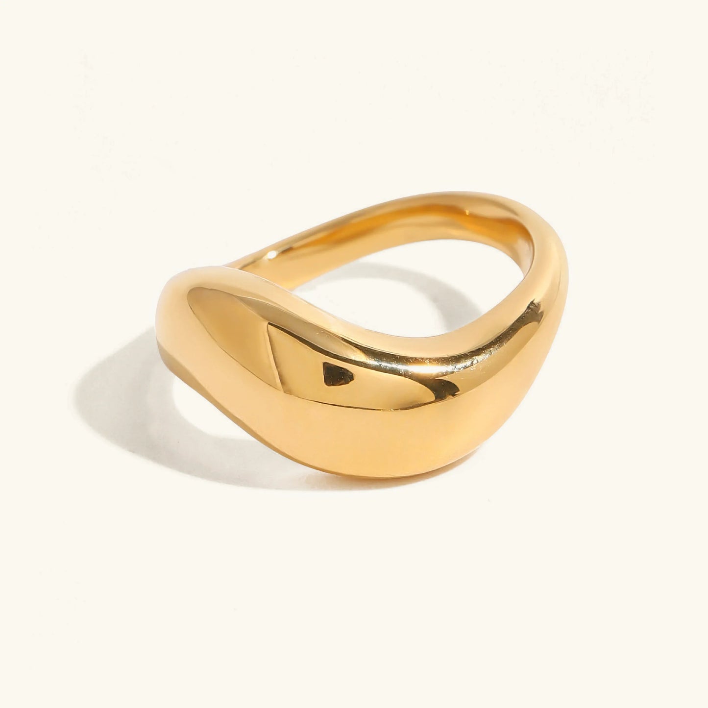 [Raffine]Lana Formless Gold Ring