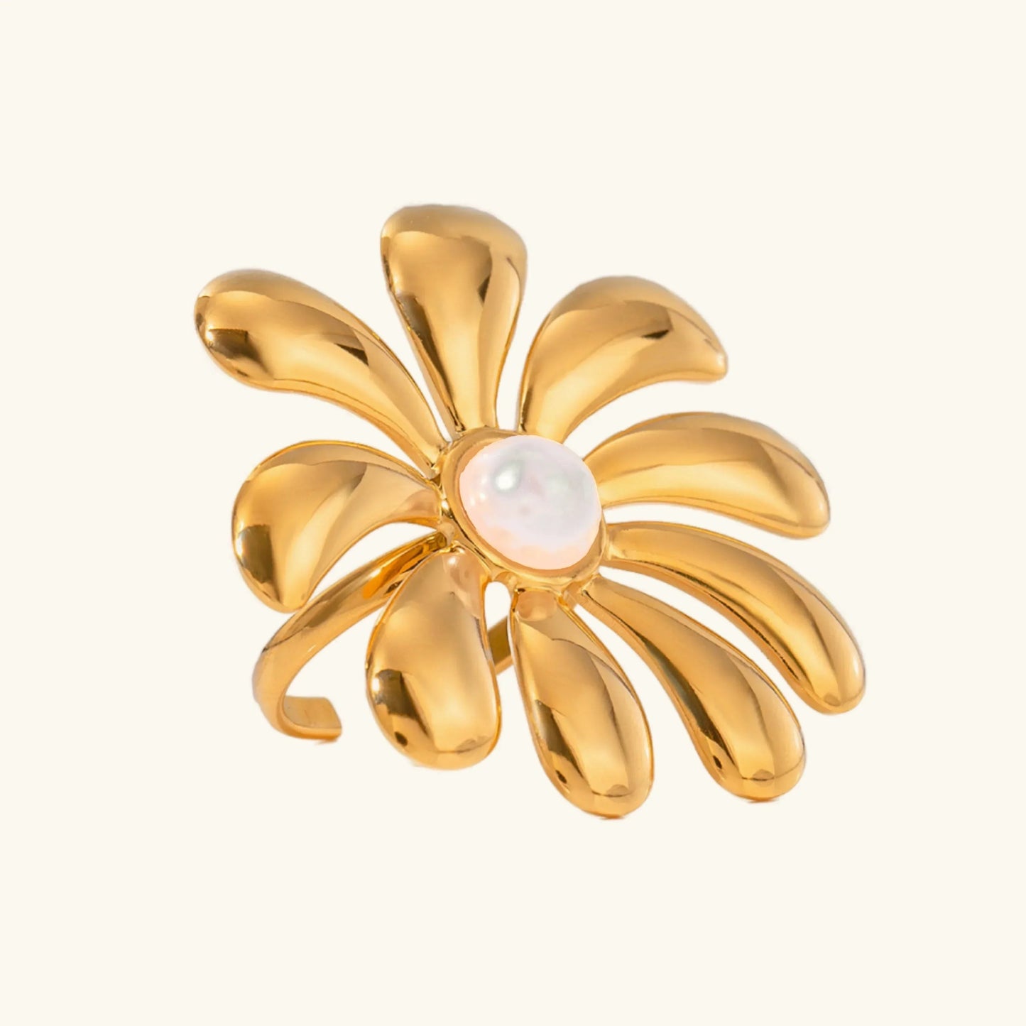 [Raffine]Bellemare Floral Gold Ring