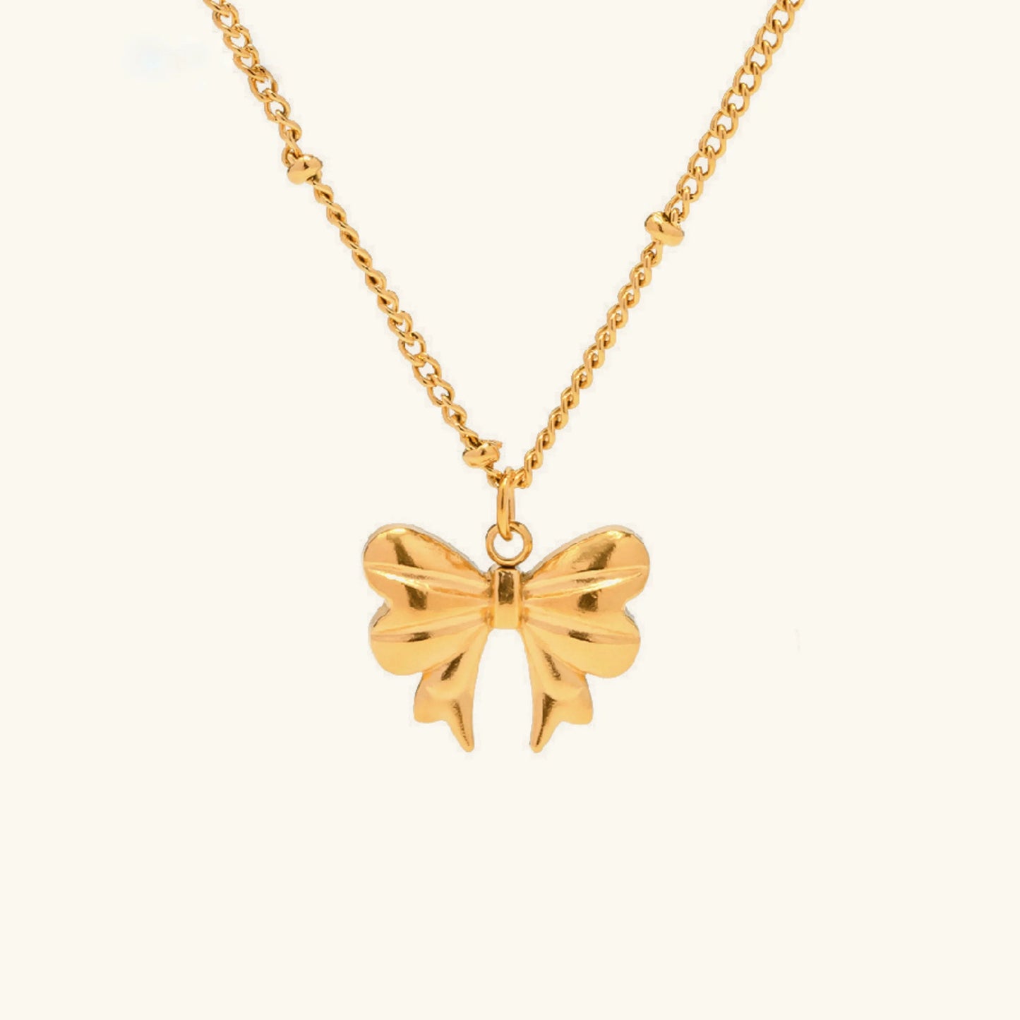 [Raffine]June Bow Necklace