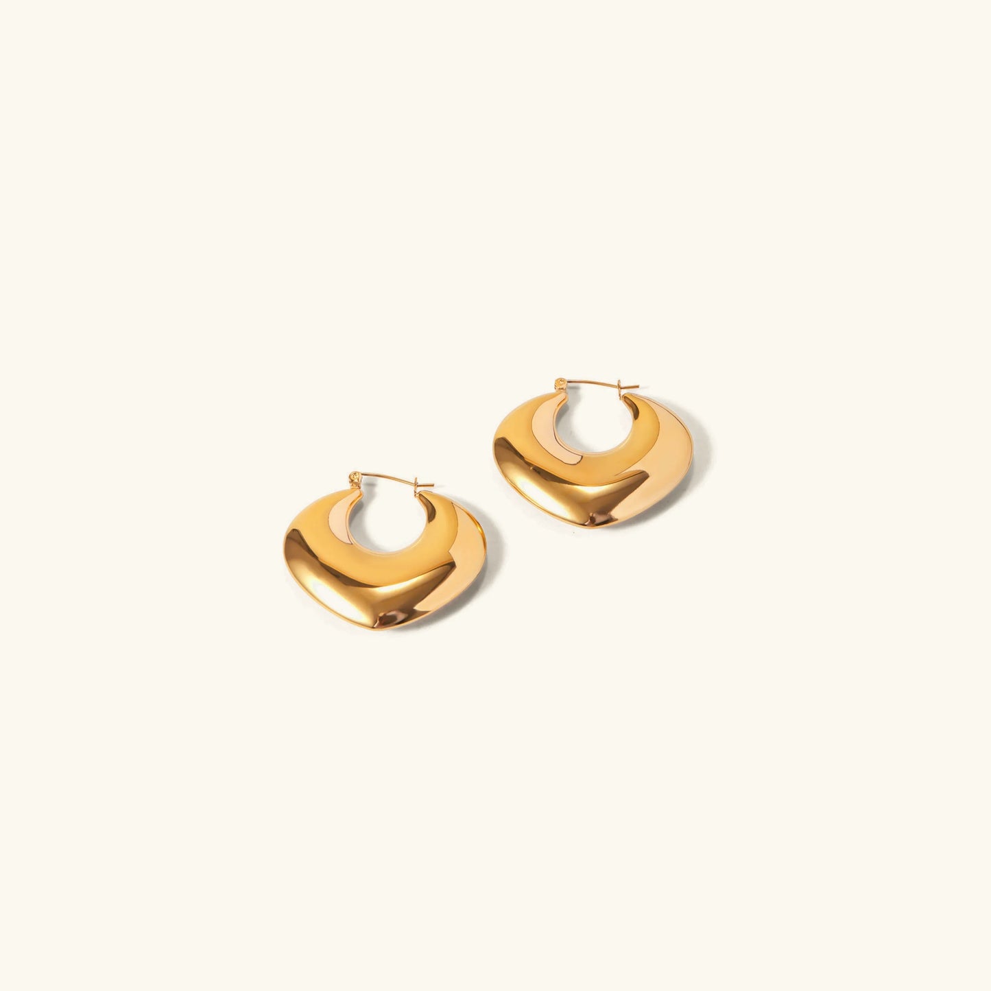 [Raffine]Fawn Gold Hoops