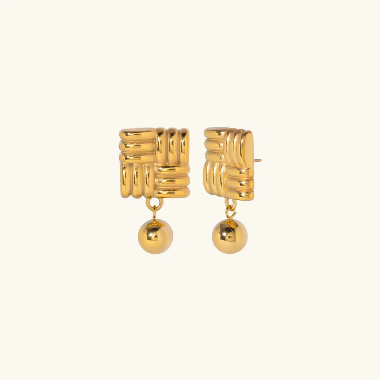 [Raffine]Alba Gold Earrings