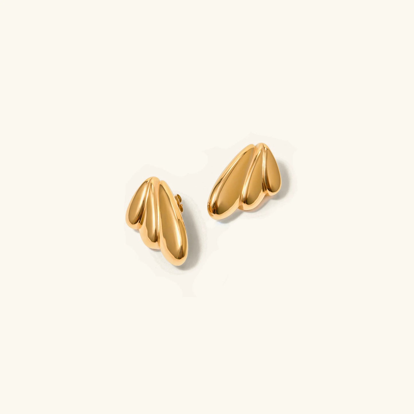 [Raffine]Saffron Gold Earrings