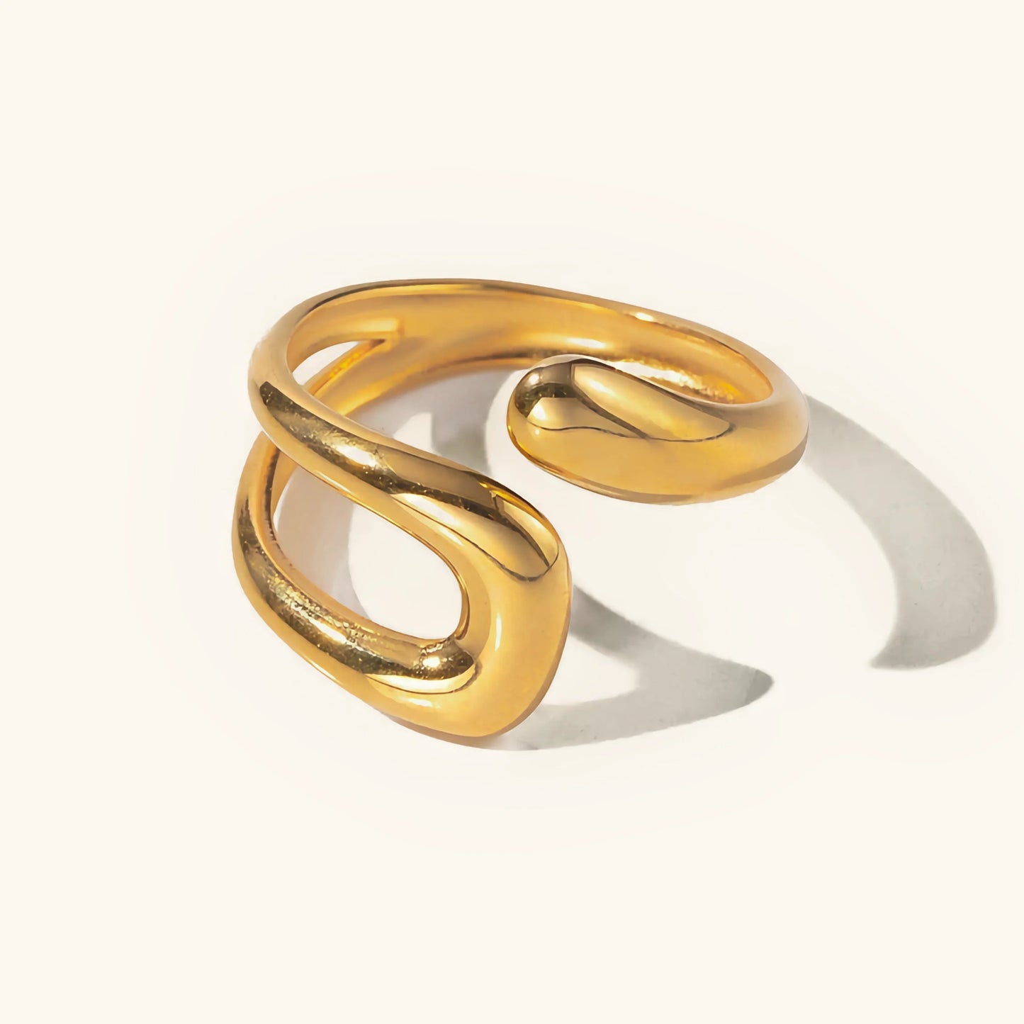 [Raffine]Bernice Open Ended Gold Ring