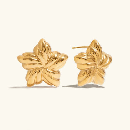 [Raffine]Thymes Gold Star Earrings