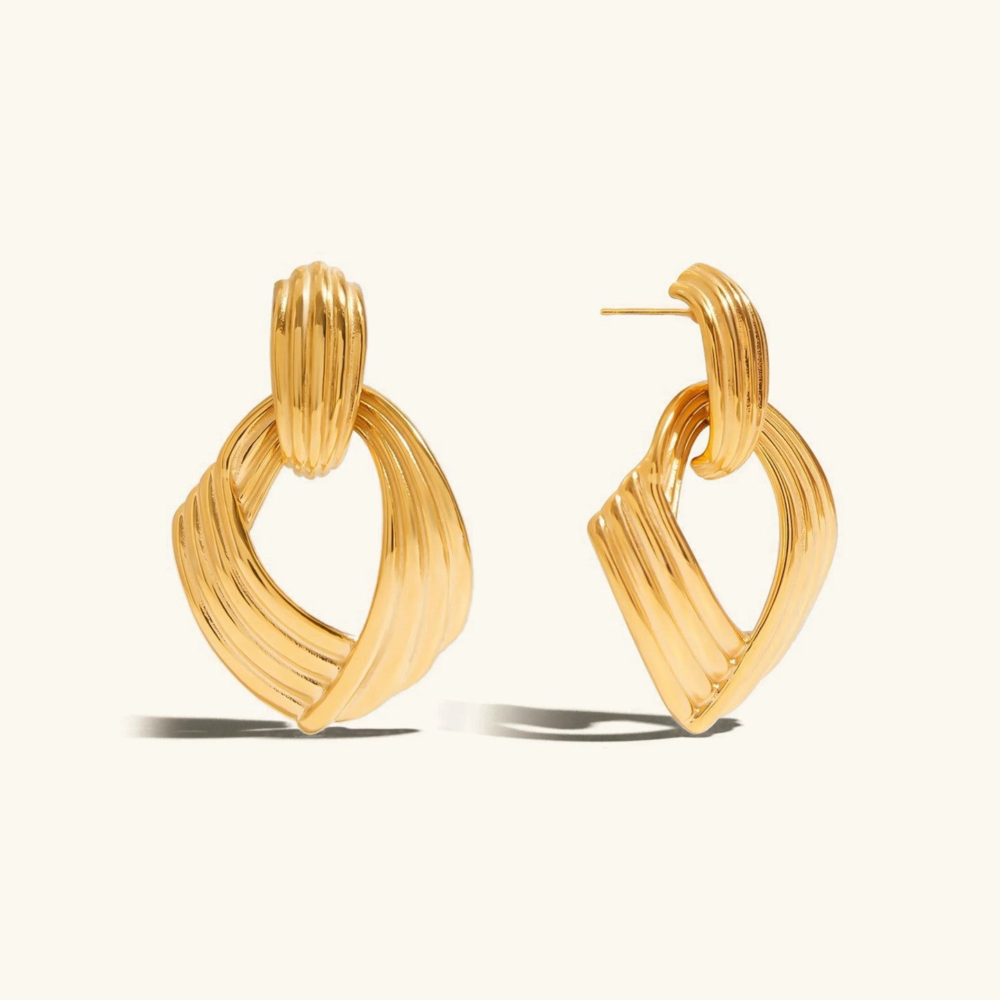 [Raffine]Selma Gold Knot Earrings