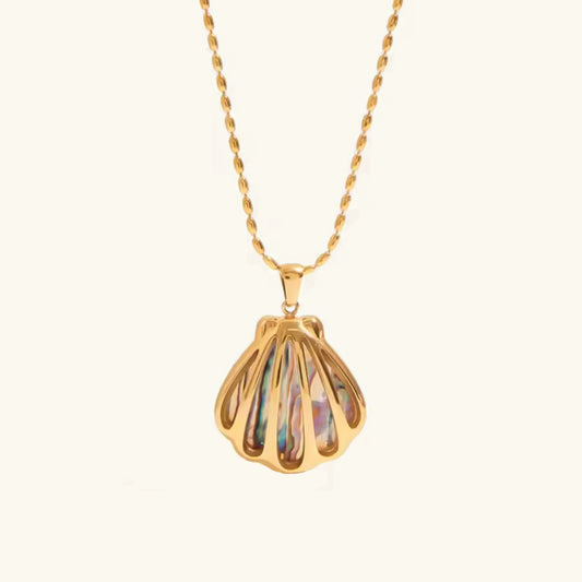 [Raffine]Nixie Gold Seashell Pendant