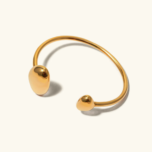 [Raffine]Mallory Minimalist Gold Cuff