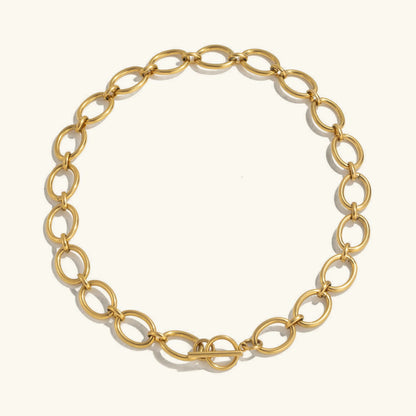 [Raffine]Cielle Chunky Gold Chain Necklace