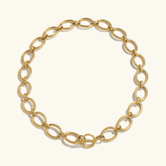 [Raffine]Cielle Chunky Gold Chain Necklace