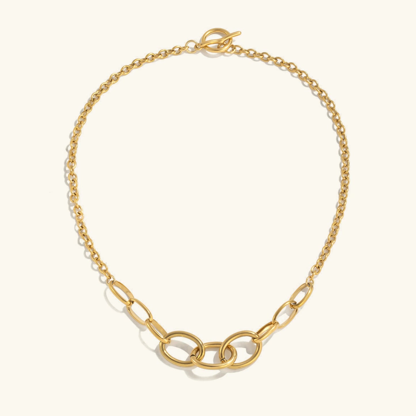[Raffine]Renelle Gold Chain Necklace