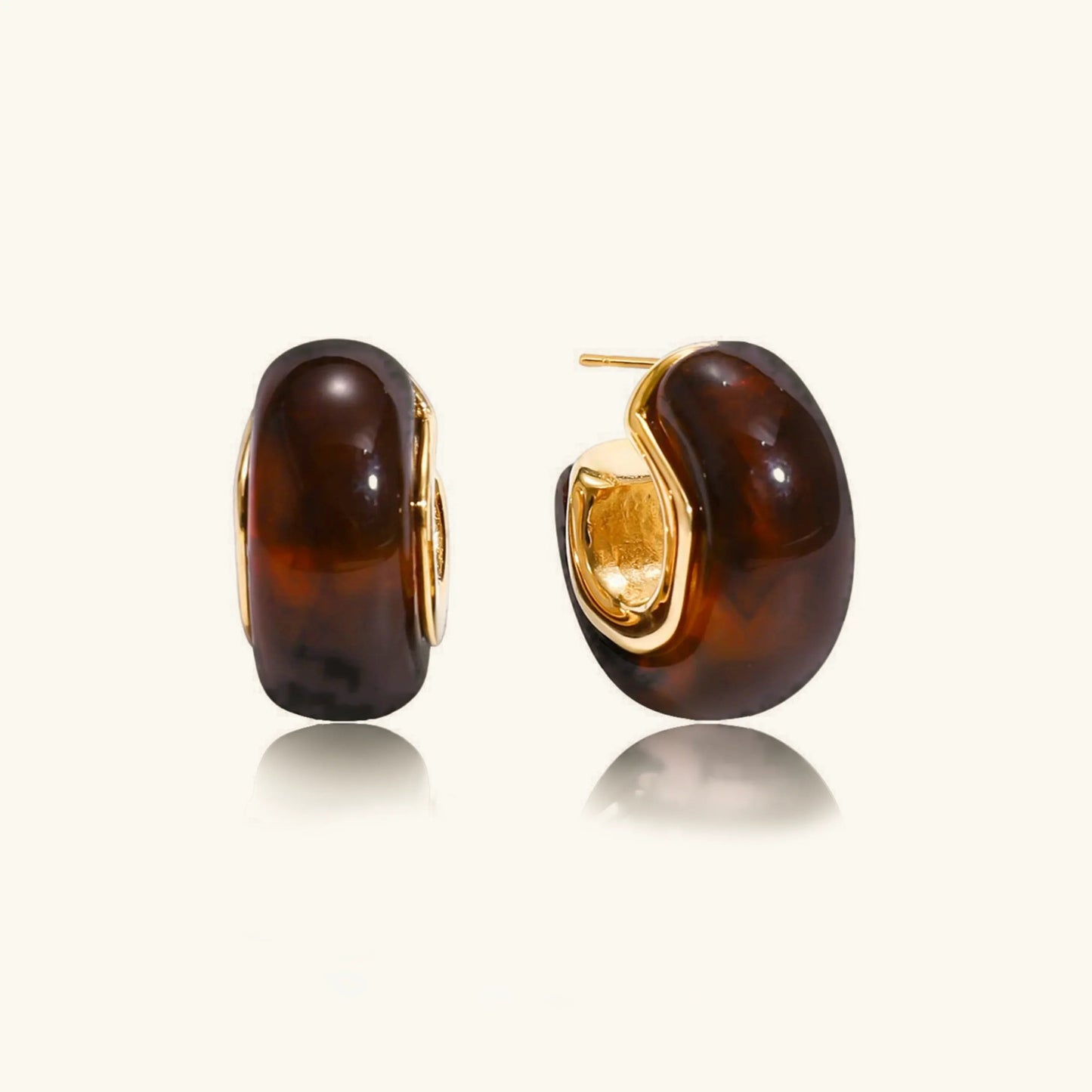 [Raffine]Lexi Chunky Enamel Hoops