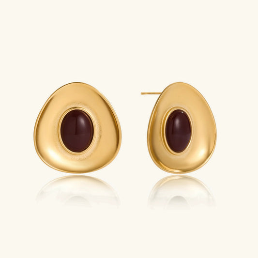 [Raffine]Orissa Gold Enamel Earrings