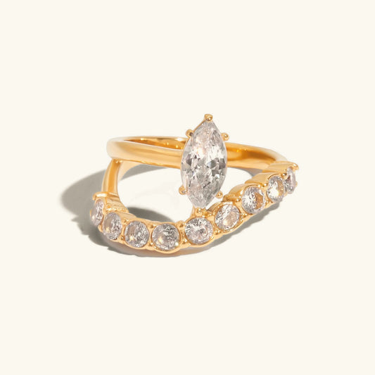 [Raffine]Calina Marquise Diamond Ring