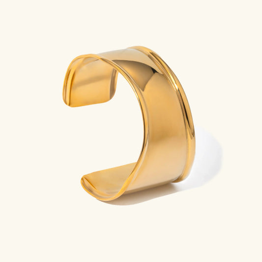 [Raffine]Nellie Smooth Gold Cuff