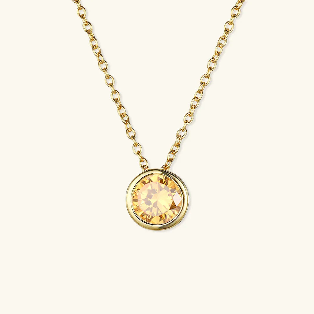 [Raffine]Amelia Birthstone Necklace