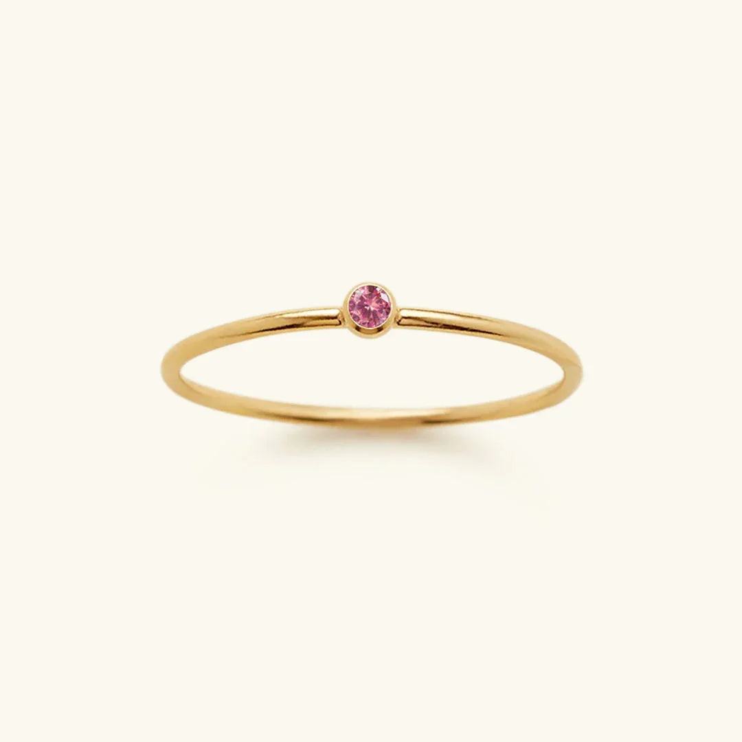 [Raffine]Amelia Birthstone Stacker Ring