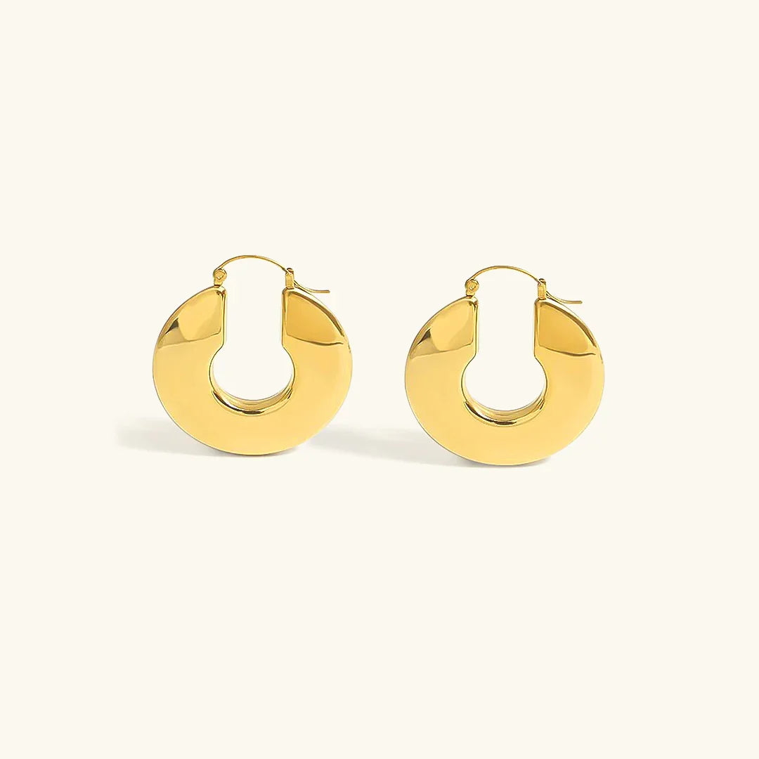 [Raffine]Kayleigh Chunky Hoop Earrings