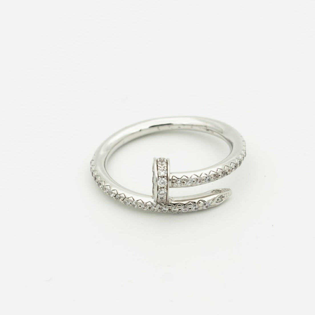 [Raffine]JUSTE RING 1.8MM SILVER DIAMONDS