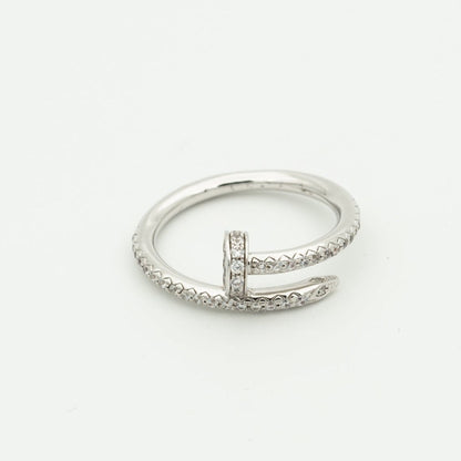 [Raffine]JUSTE RING 1.8MM SILVER DIAMONDS