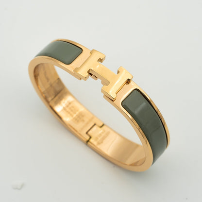 [Raffine]H BRACELET BLUE GREEN 12MM