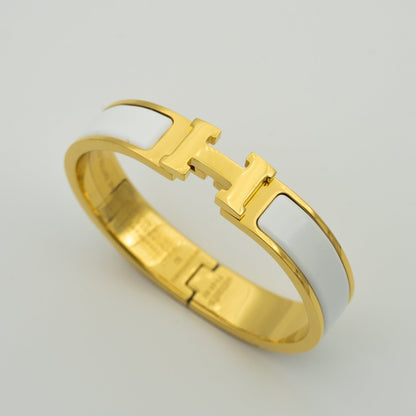 [Raffine]H WHITE BRACELET