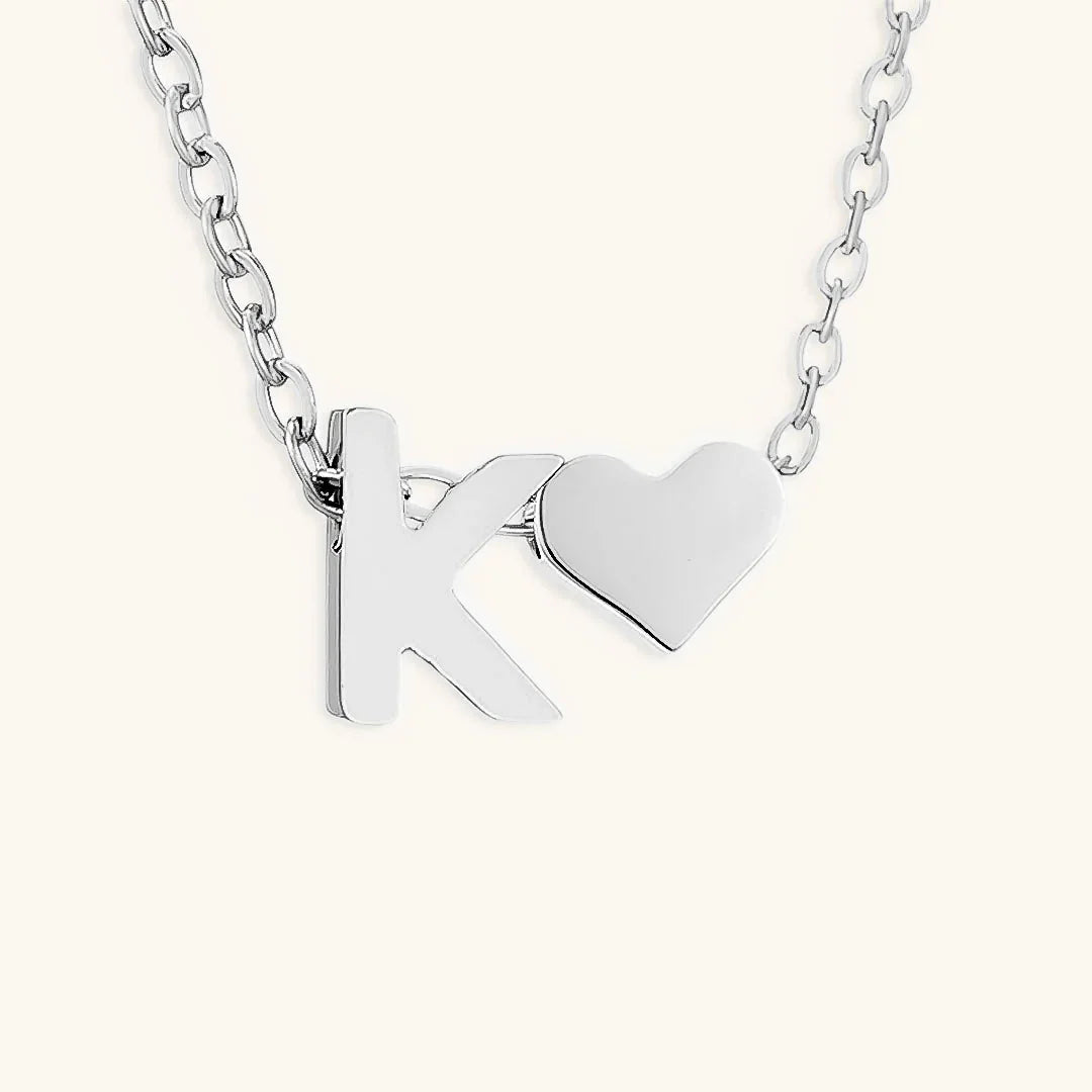 [Raffine]Ria Initial Letter Gold Necklace