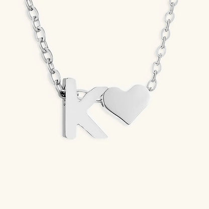 [Raffine]Ria Initial Letter Gold Necklace