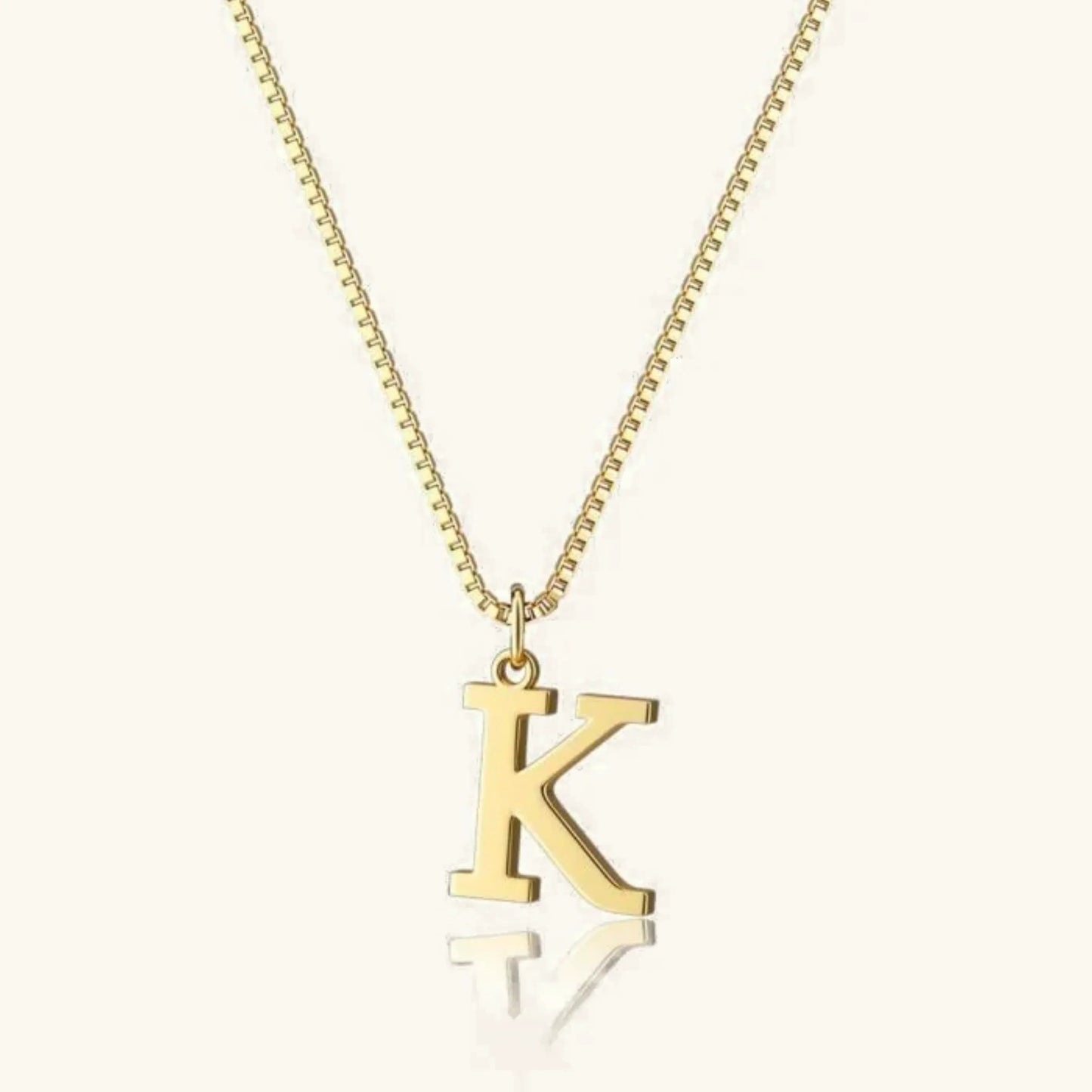 [Raffine]Therese Letter Initial Gold Necklace