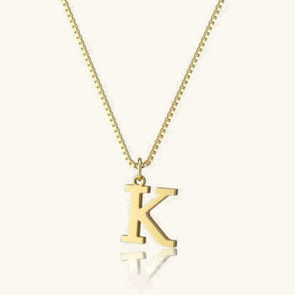 [Raffine]Therese Letter Initial Gold Necklace