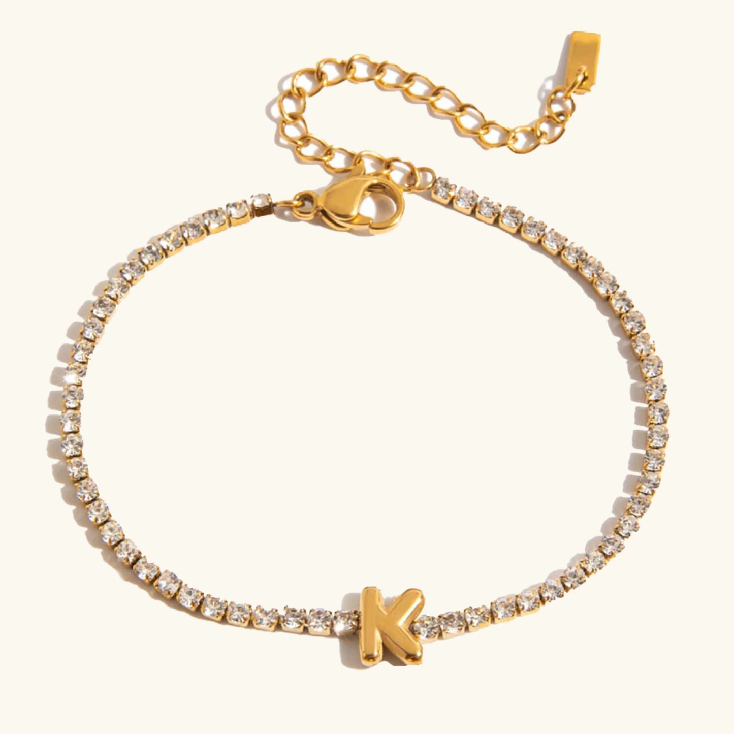 [Raffine]Avaria Bubble Letter Tennis Bracelet
