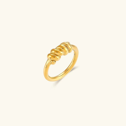 [Raffine]Lacrima Gold Ring