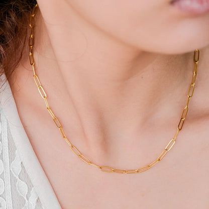 [Raffine]Lena Golden Chain Necklace