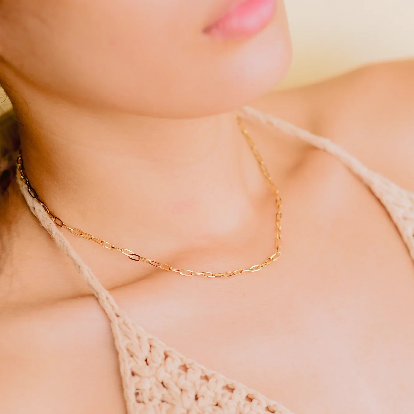 [Raffine]Lena Golden Chain Necklace