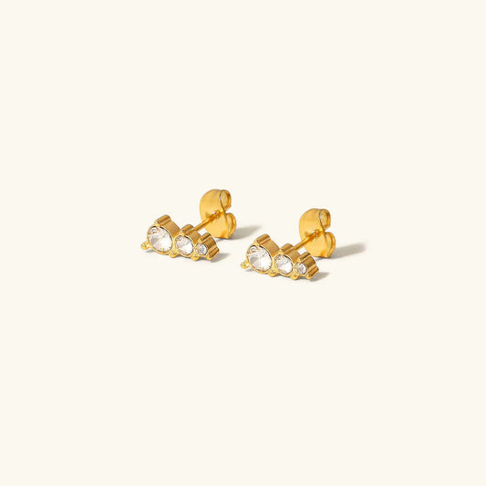 [Raffine]Lira Gold Earrings