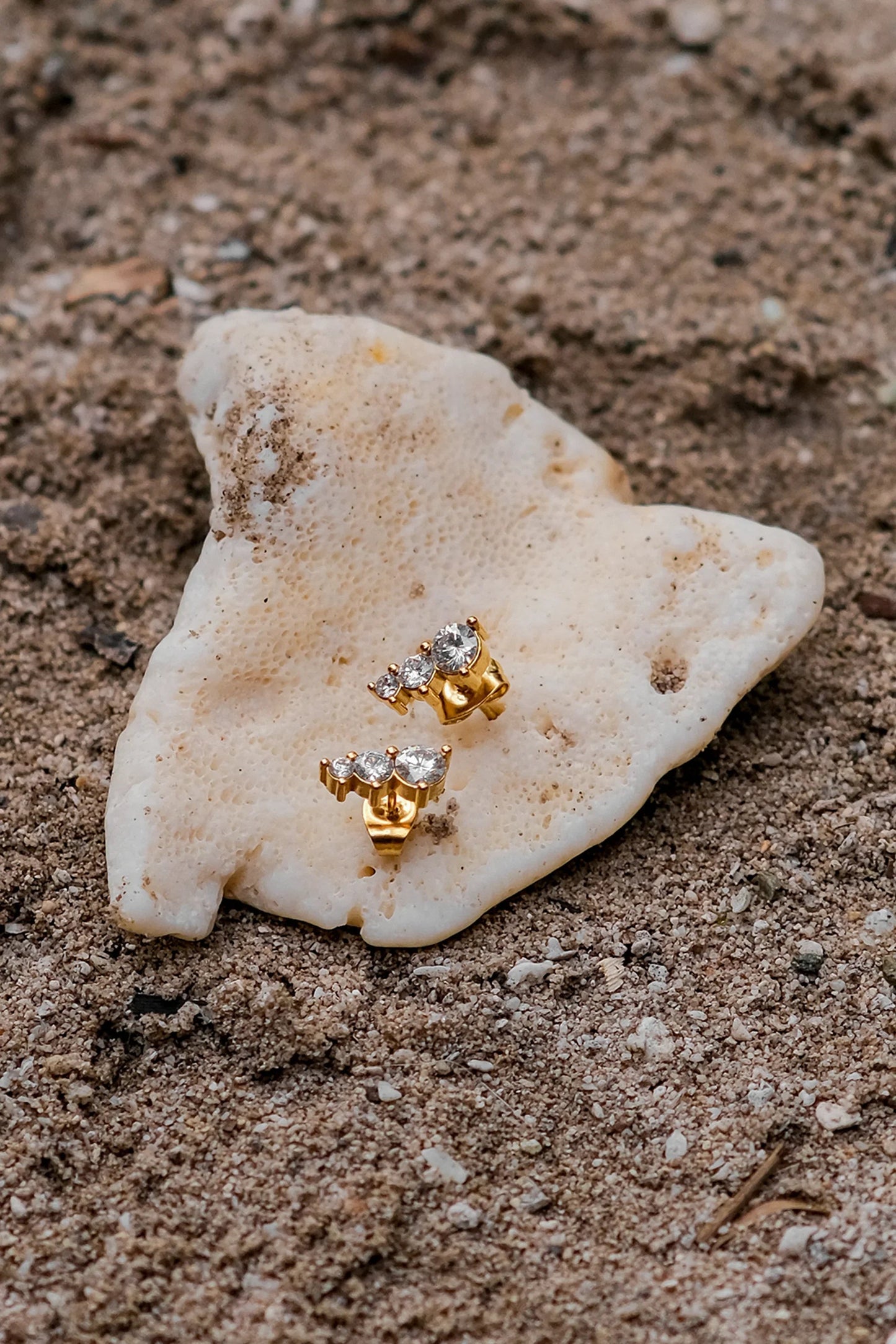 [Raffine]Lira Gold Earrings