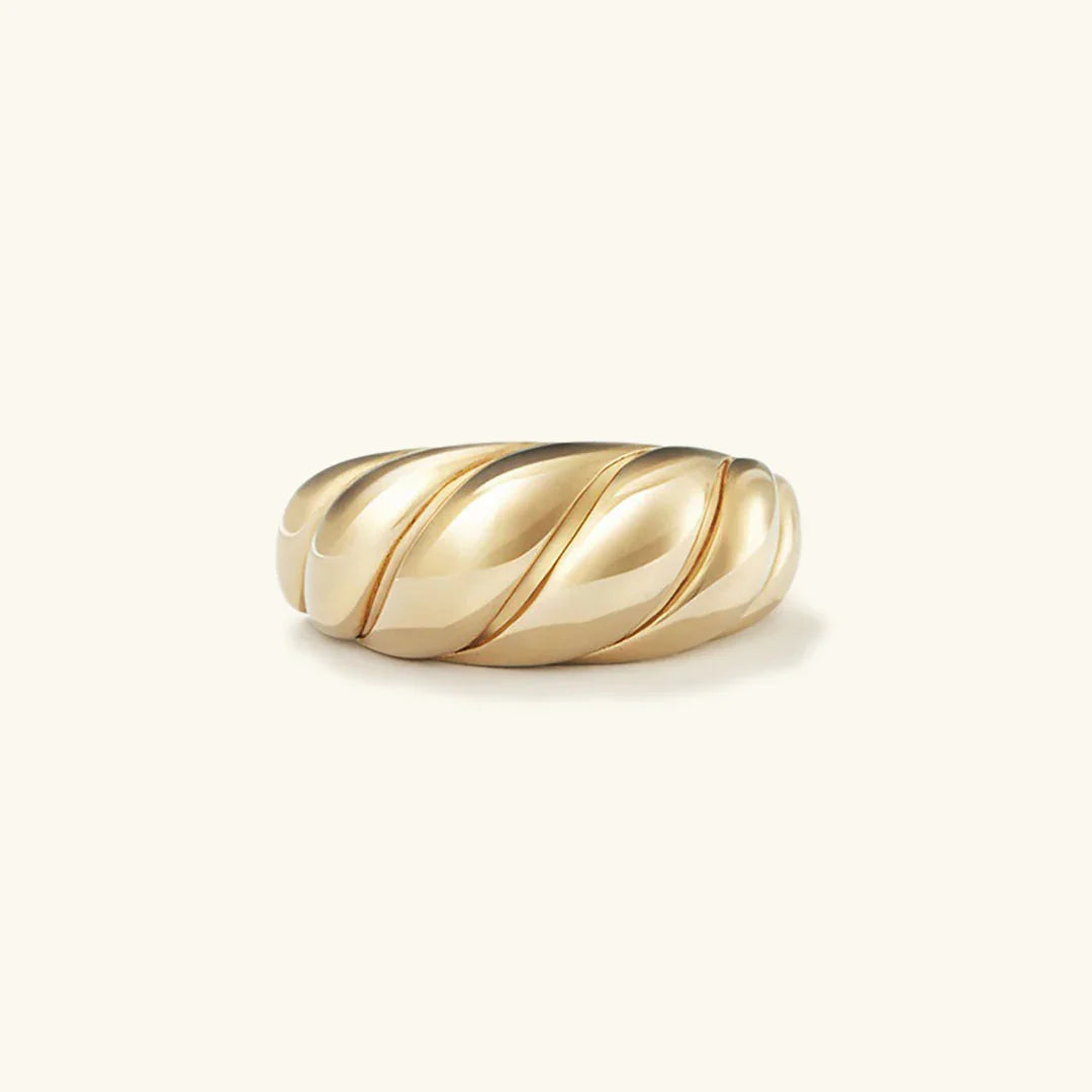 [Raffine]Lorelei Gold Croissant Ring