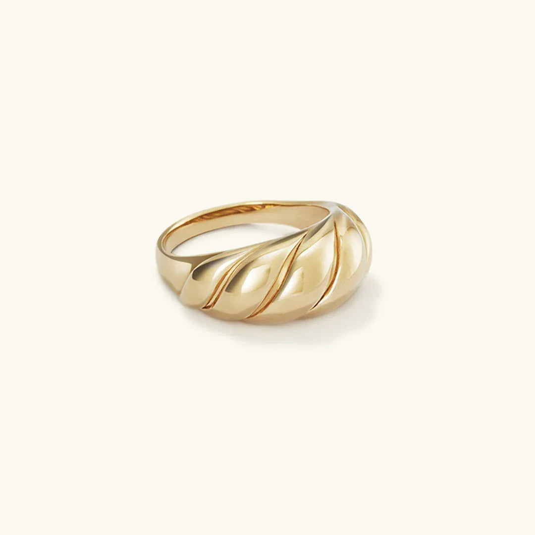 [Raffine]Lorelei Gold Croissant Ring