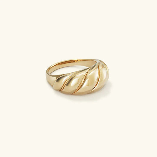 [Raffine]Lorelei Gold Croissant Ring